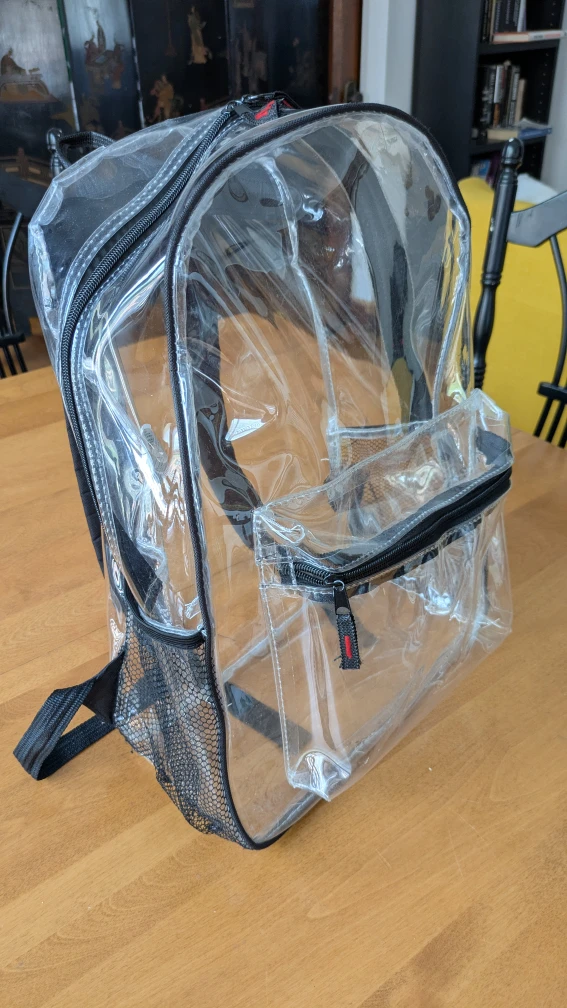 Clear Transparent Backpack - photo 2