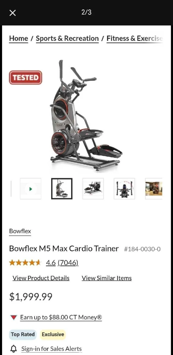 Bowflex M5 Max Cardio Trainer - photo 3