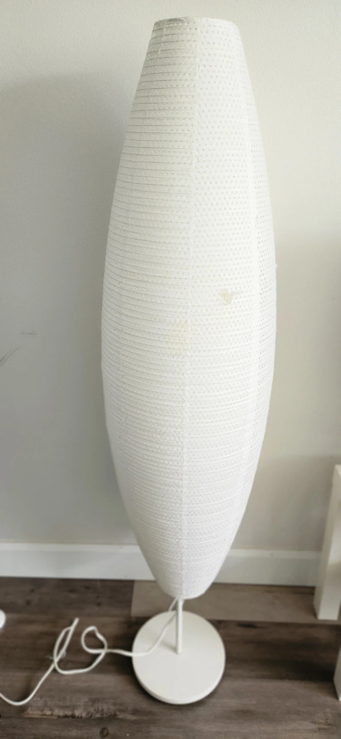 Tall White Paper Lantern Floor Lamp - photo 3