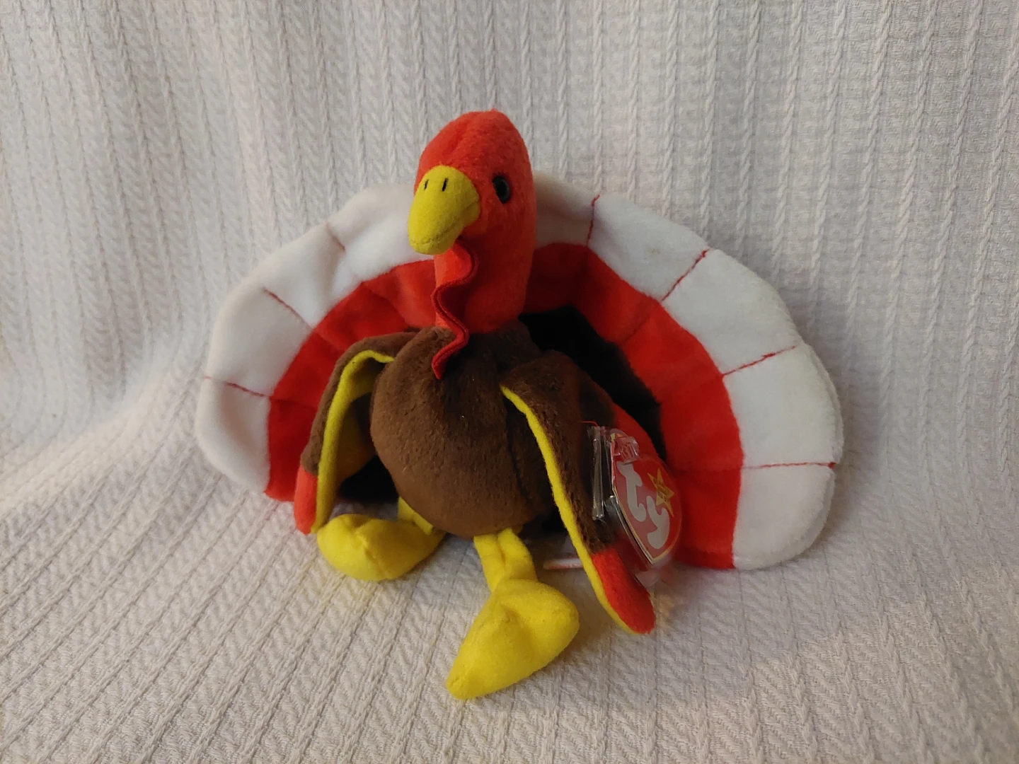 Ty Beanie Babies Gobbles the Turkey Plush