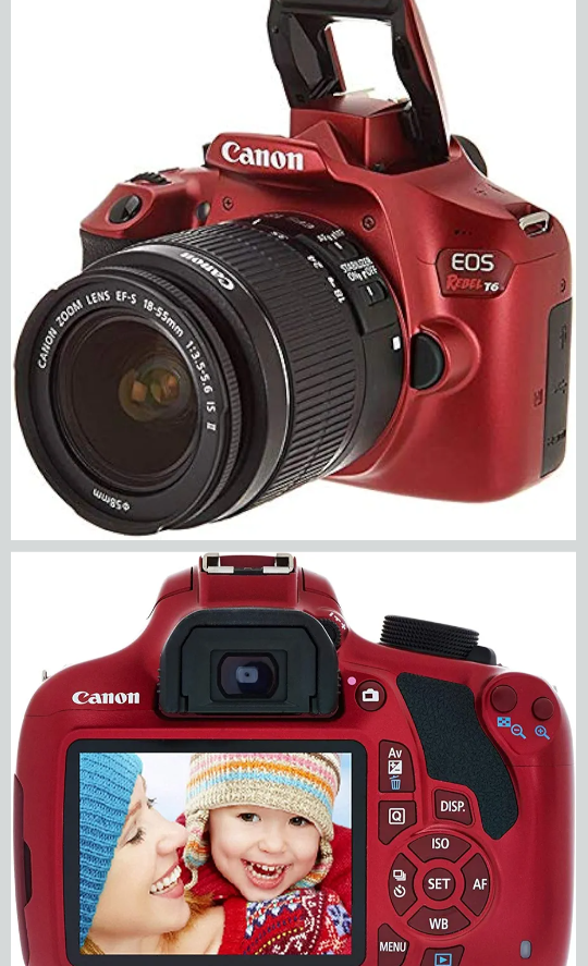 Canon EOS Rebel T5 - LIMITED EDITION Red Digital Camera Kit - photo 5