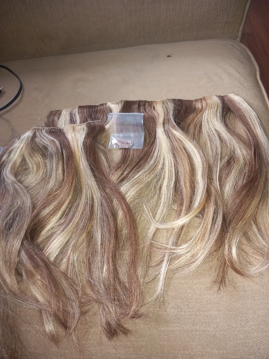 Luxury Human Hair Extensions 100g Weft #10/613 Piano Highlights - photo 2