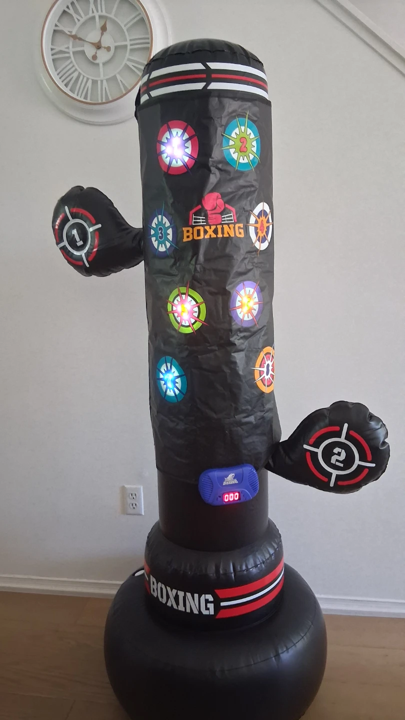 NEW UPGRADED Punching Bag & Hanging Scoring LED Boxing Set - photo 4