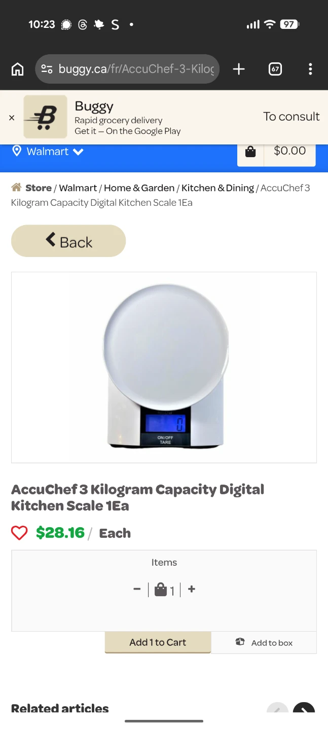 AccuChef Digital Kitchen Scale - photo 5