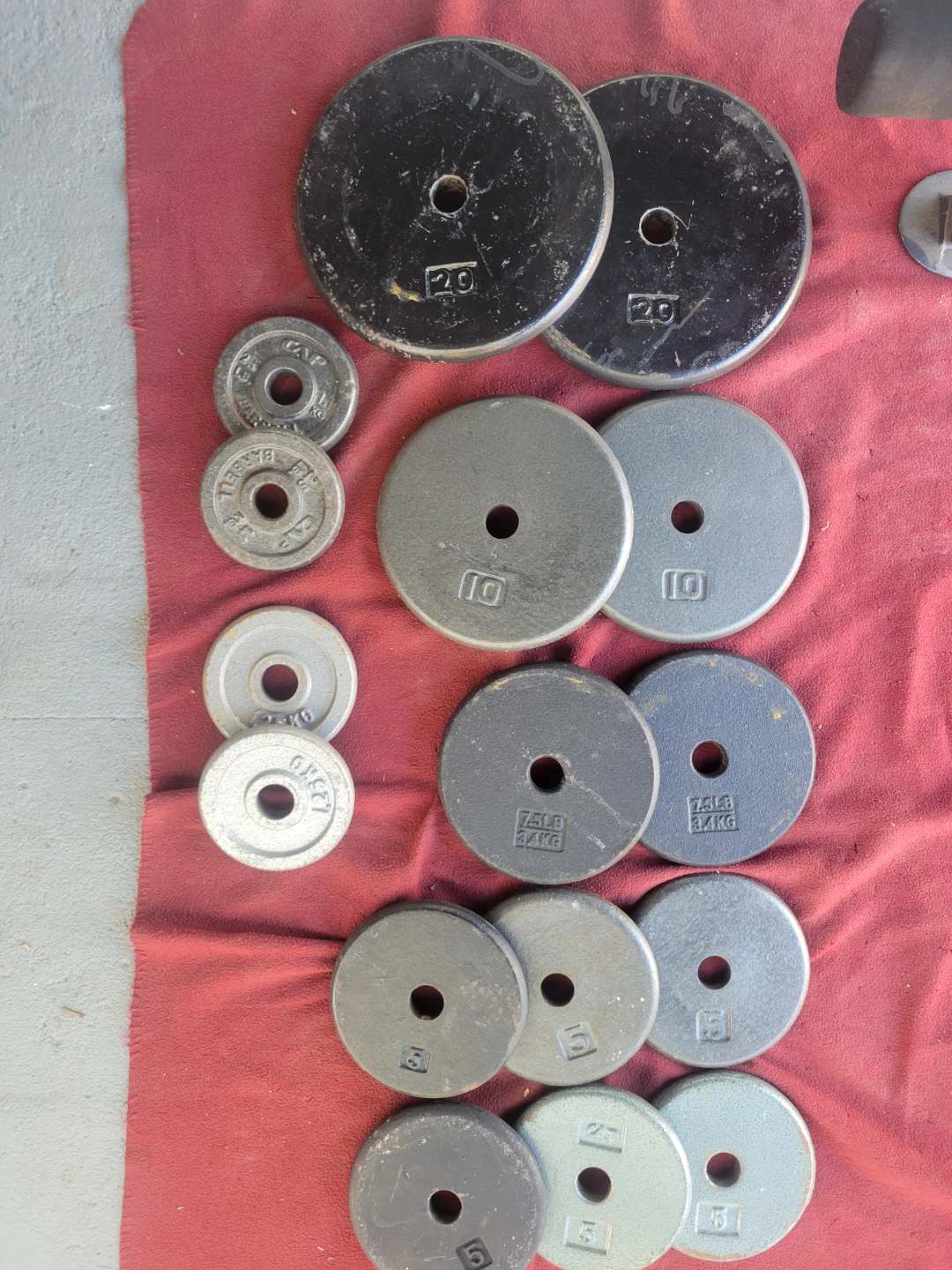 MARCY BENCH WITH INCLINE LEG EXTENSION  1" HOLE  PLATES - photo 2