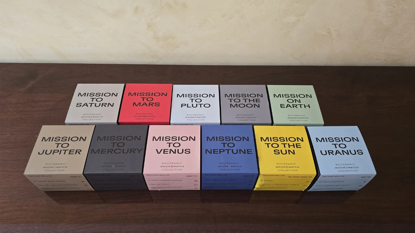 Swatch Bioceramic MoonSwatch Collection Watch Boxes