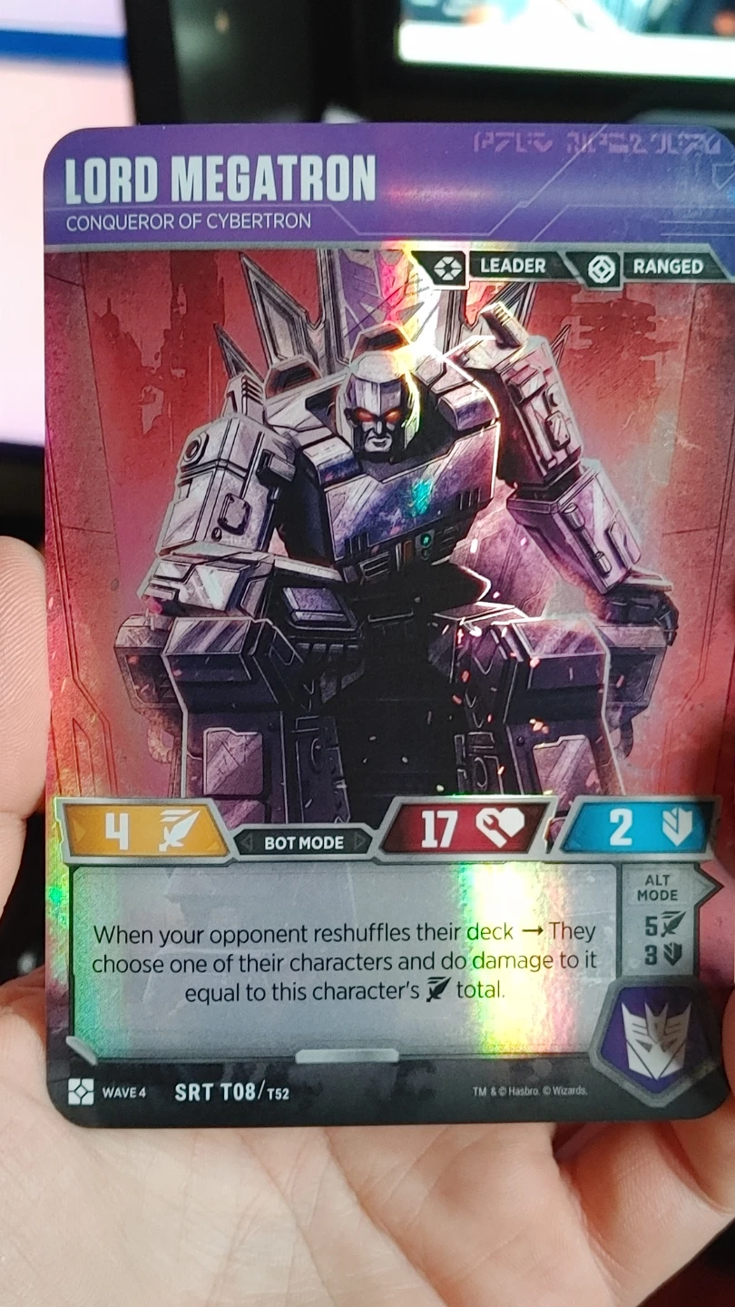 Lord Megatron - Conqueror of Cybertron| TRANSFORMERS TCG - photo 3