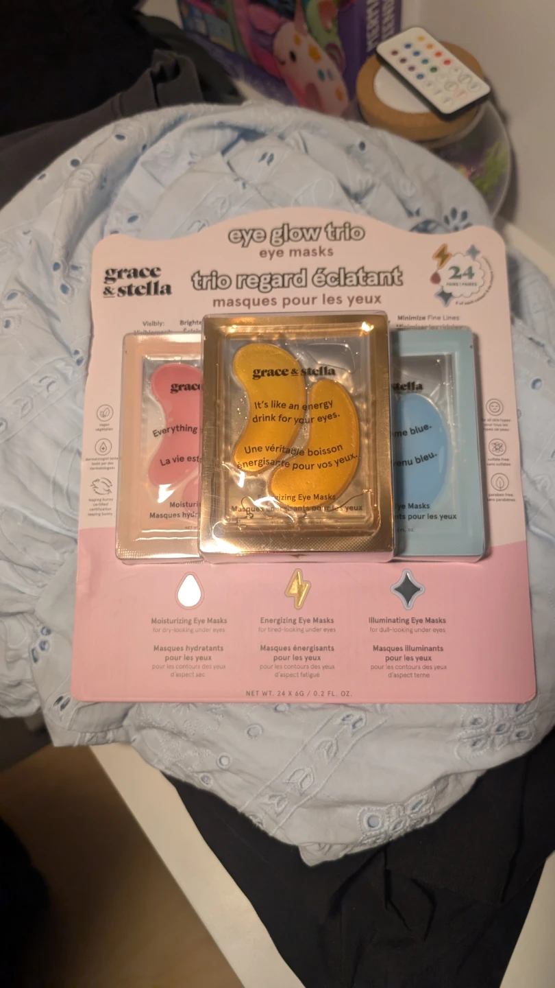 Grace & Stella Eye Glow Trio Eye Masks