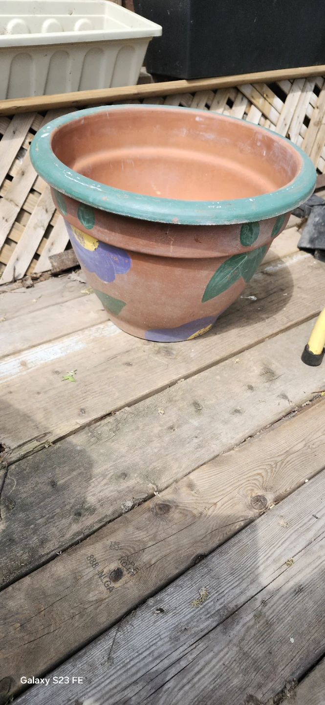 Ceramic Terracotta Flower Pot Planter Large