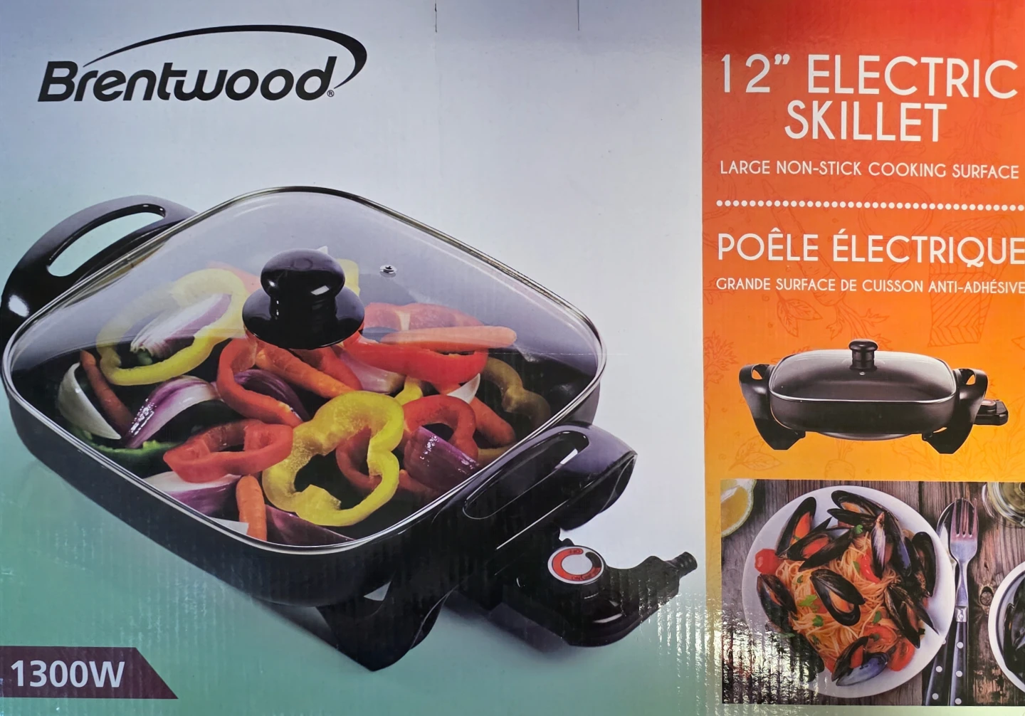 Brentwood 12" Electric Skillet