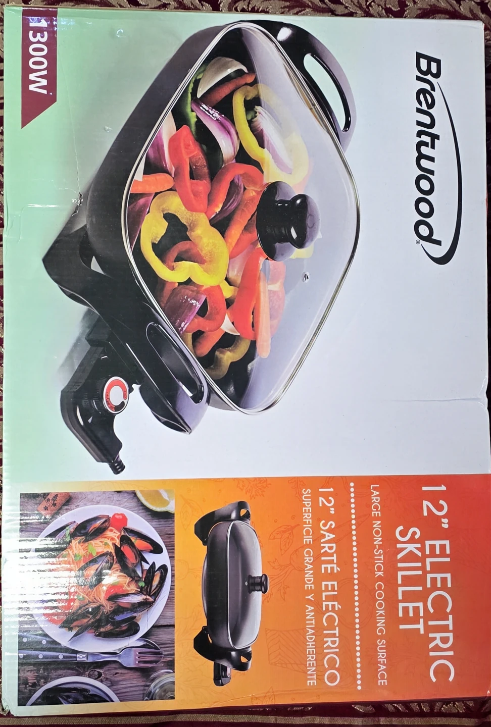 Brentwood 12" Electric Skillet - photo 2