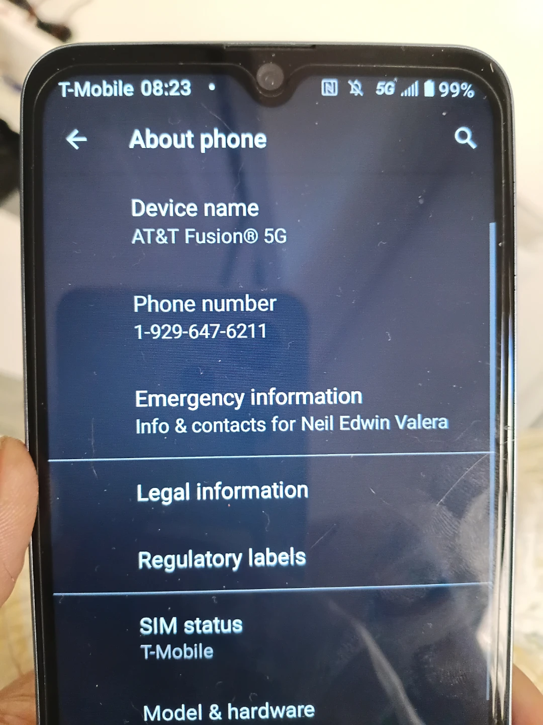 AT&T Fusion 5G Smartphone - photo 5