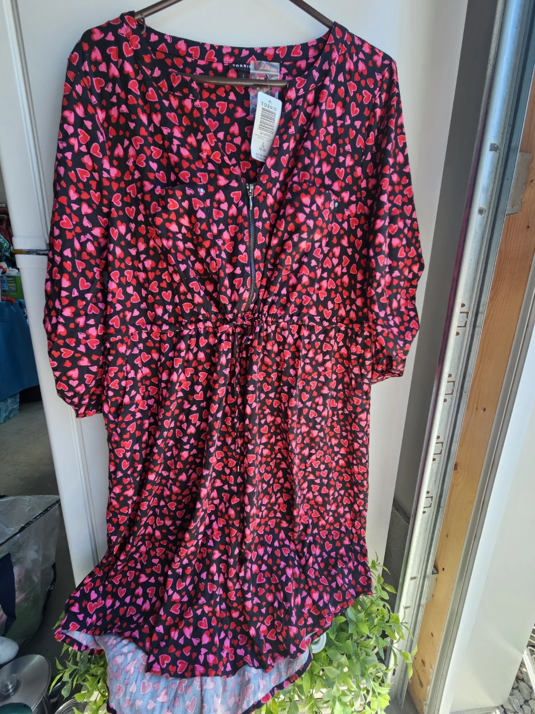 Torrid Women's Heart Print Dress xxl