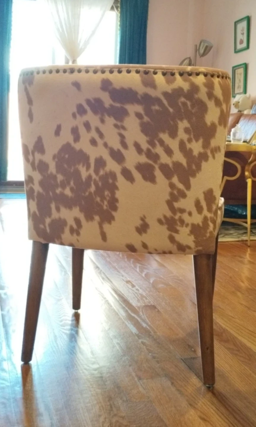 Cow Print Dining Chairs (4) - photo 3