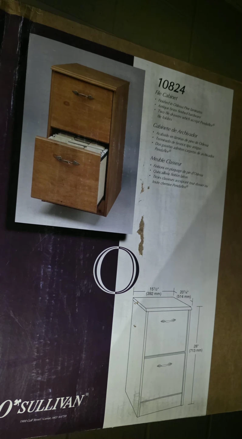 O'Sullivan 2-Drawer File Cabinet