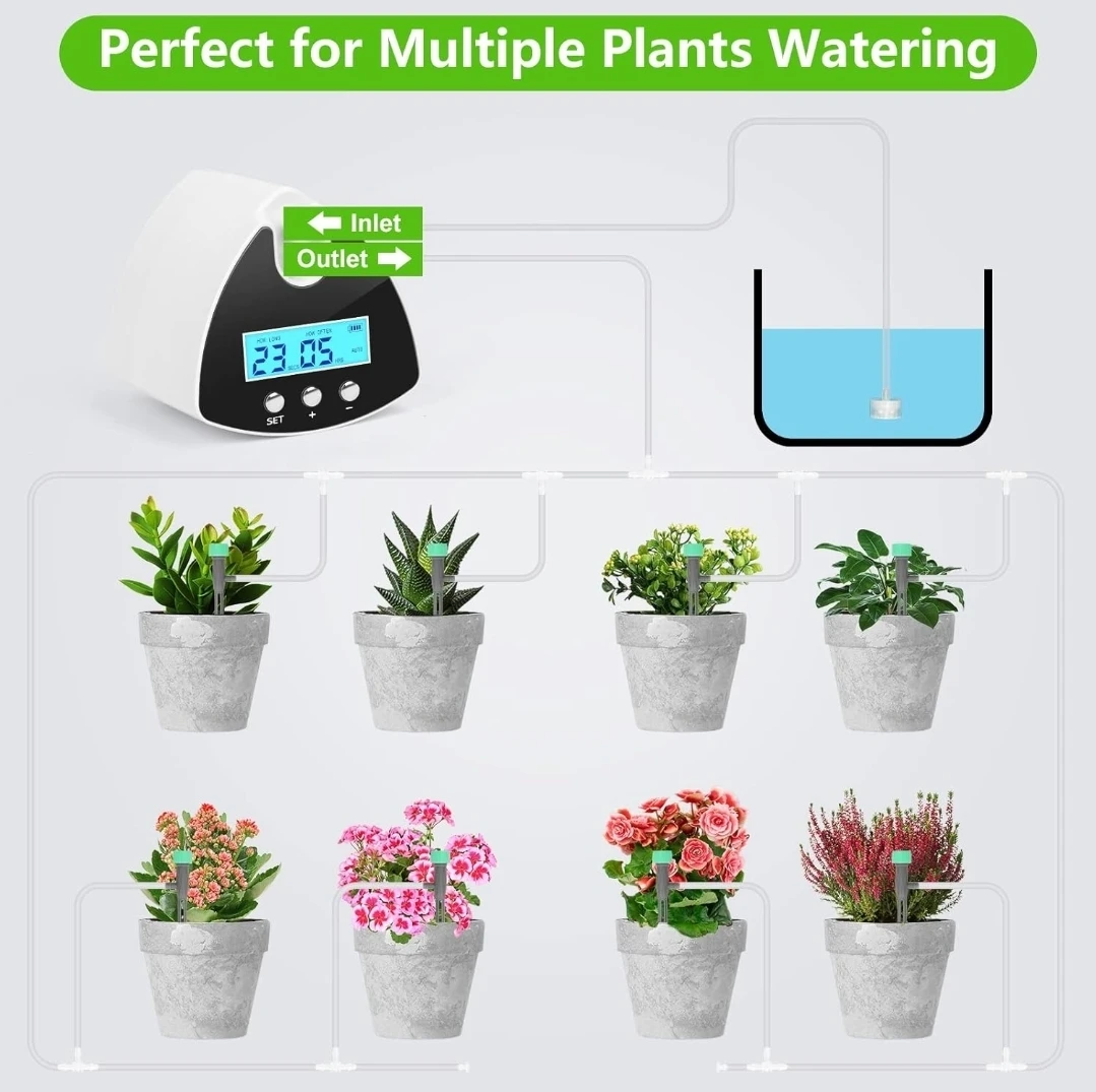 Automatic Drip Irrigation System for Indoor/Outdoor Plants - photo 2