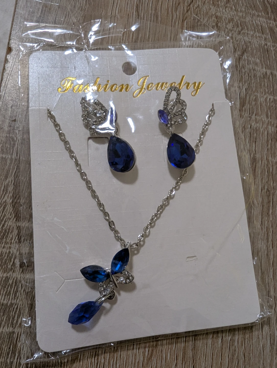Butterfly Necklace and Earring Set