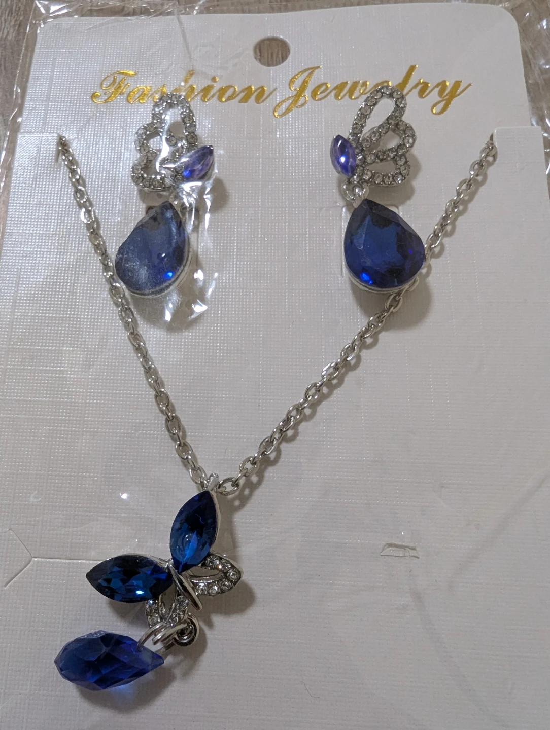 Butterfly Necklace and Earring Set - photo 3