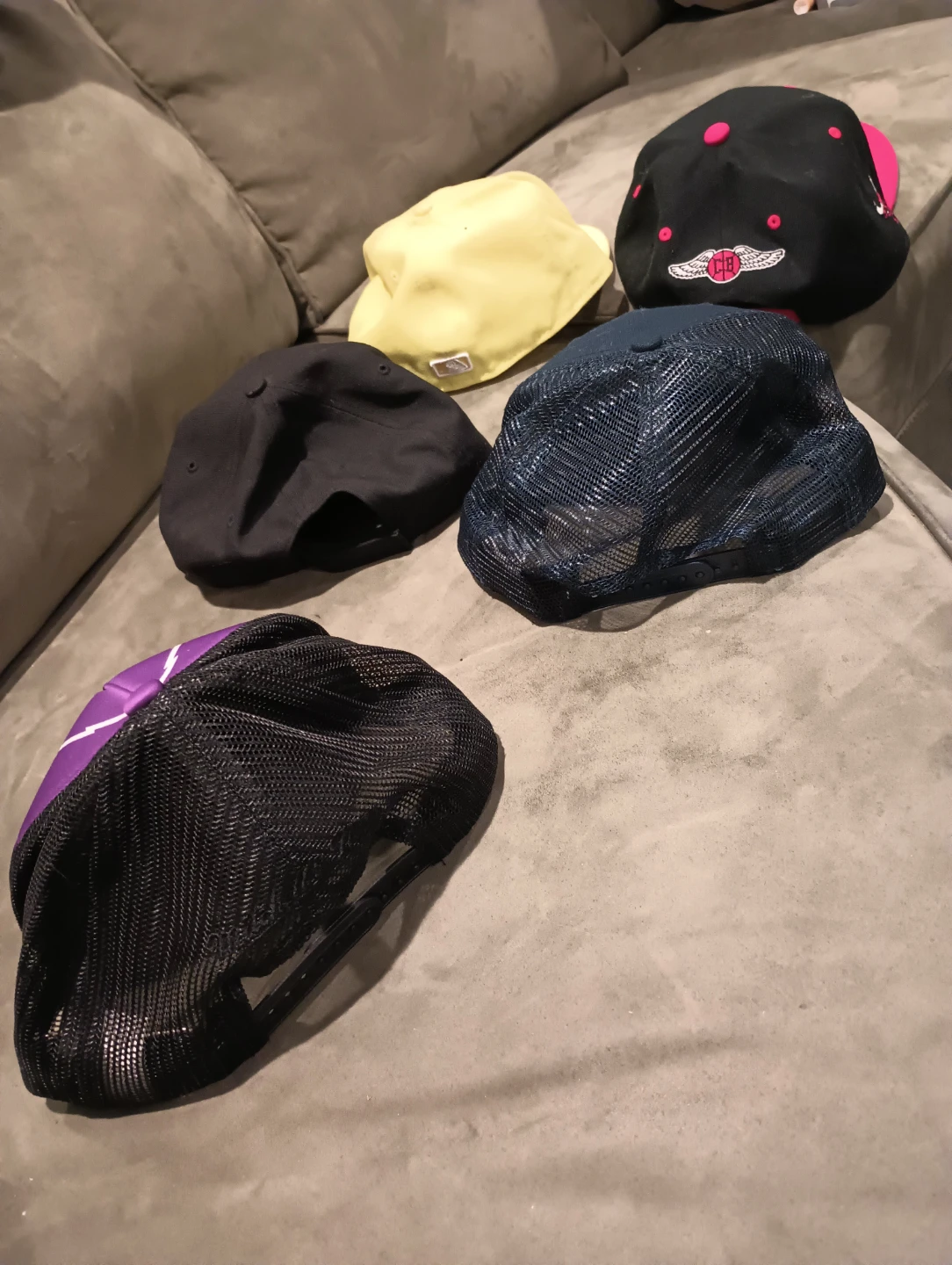 Lot of 5 Baseball Caps - - photo 2