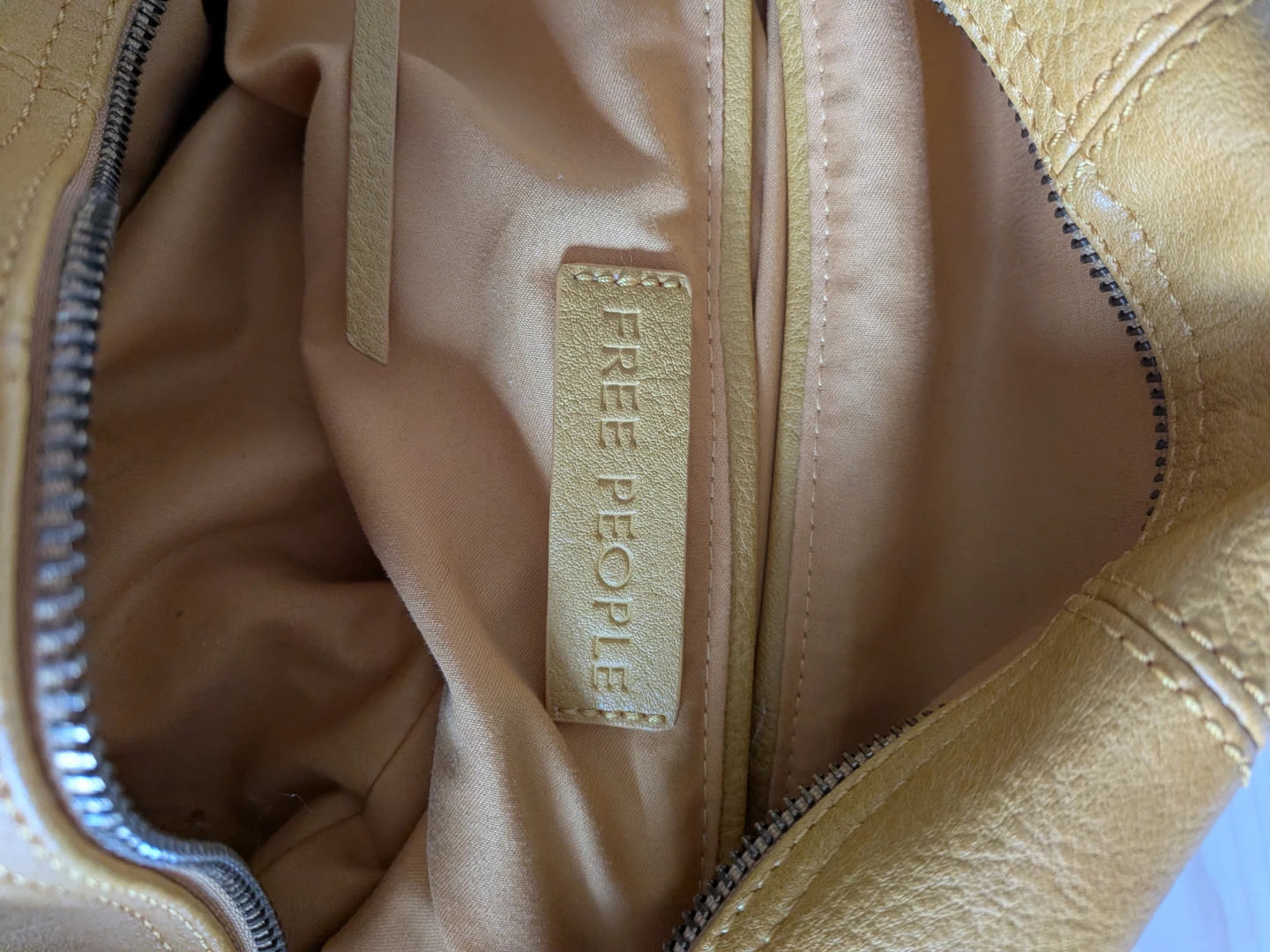 Free People Yellow Slouchy Hobo Handbag - photo 3
