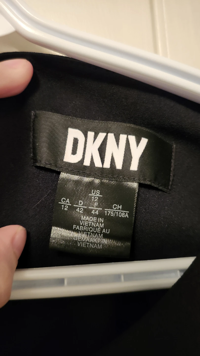 DKNY Black Dress with Sequin Detail - Size US 12 - photo 3