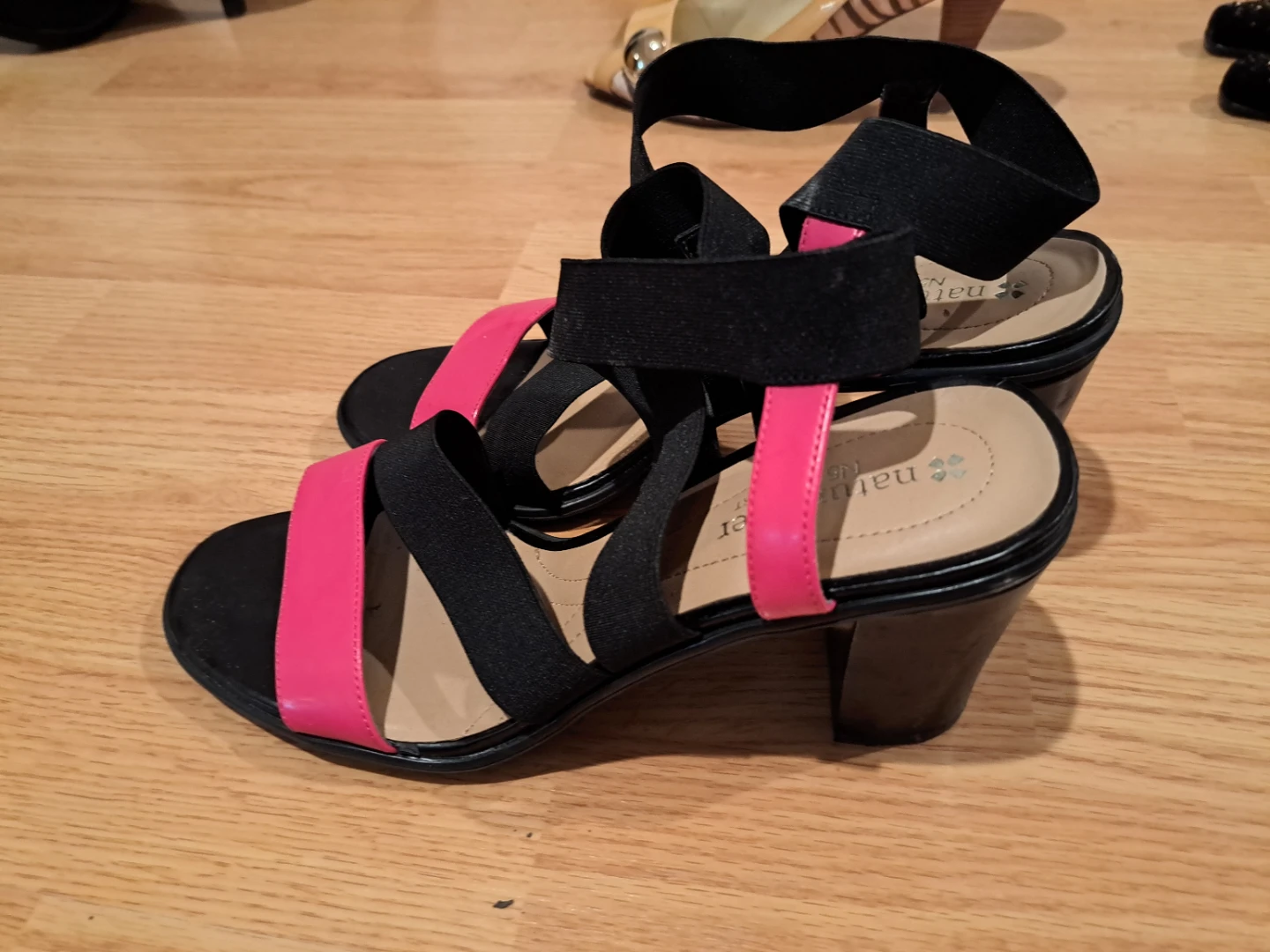 Natural Soul Elastic Strappy Wedge Sandals - photo 2