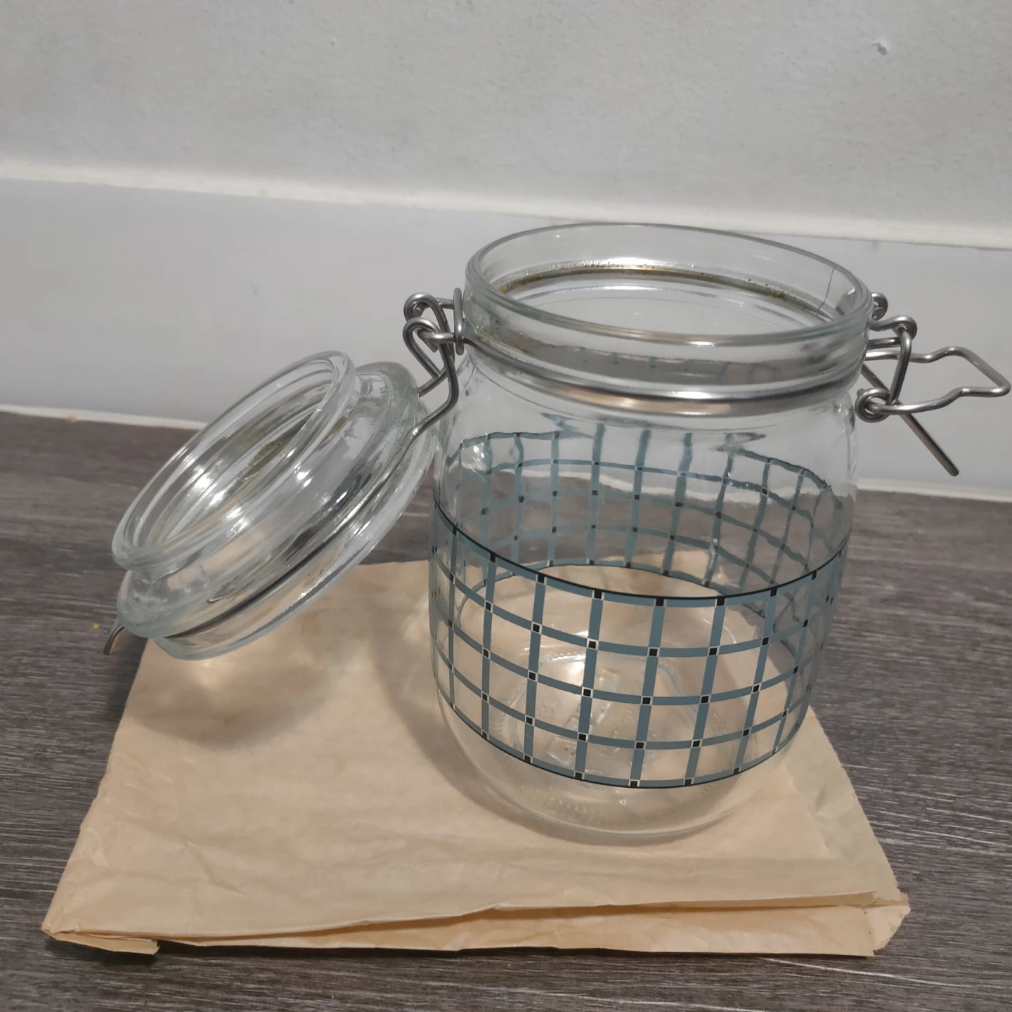 IKEA Glass Storage Jar with Clip Lid - photo 2