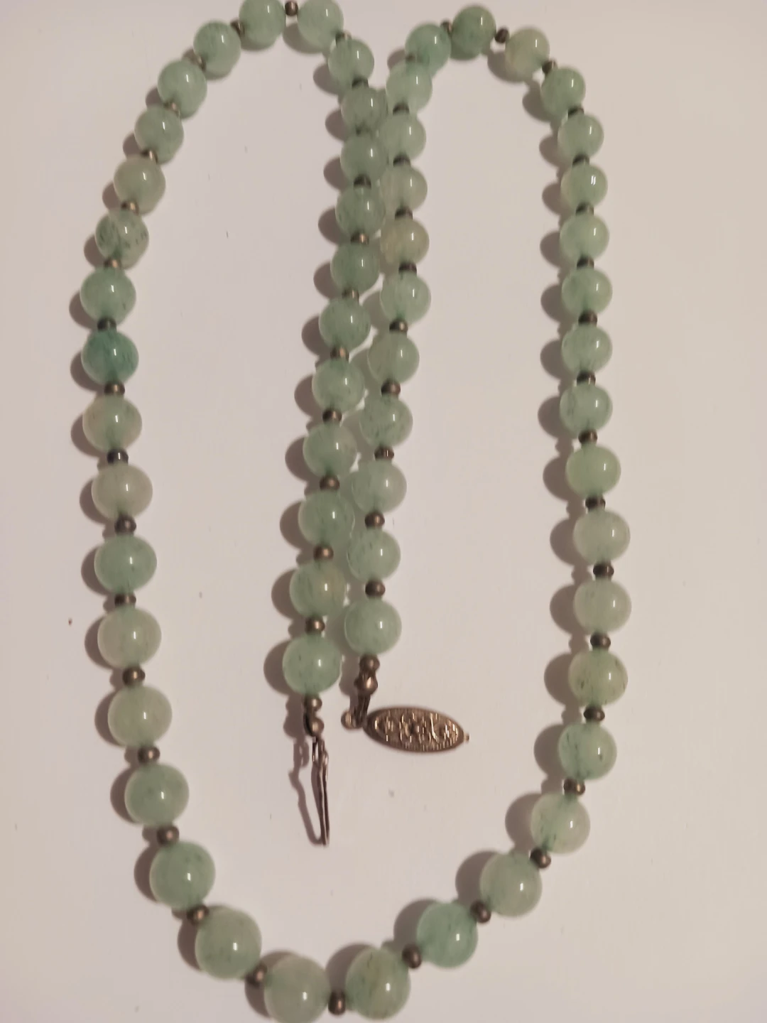 Beautiful Vintage Jade Beaded Necklace