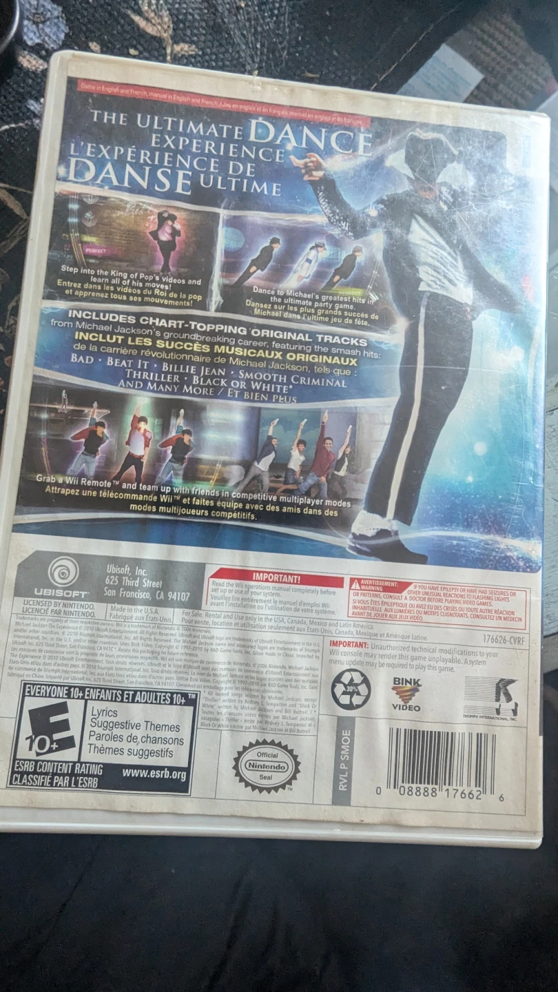 Wii - Michael Jackson The Experience (no glove) - photo 2