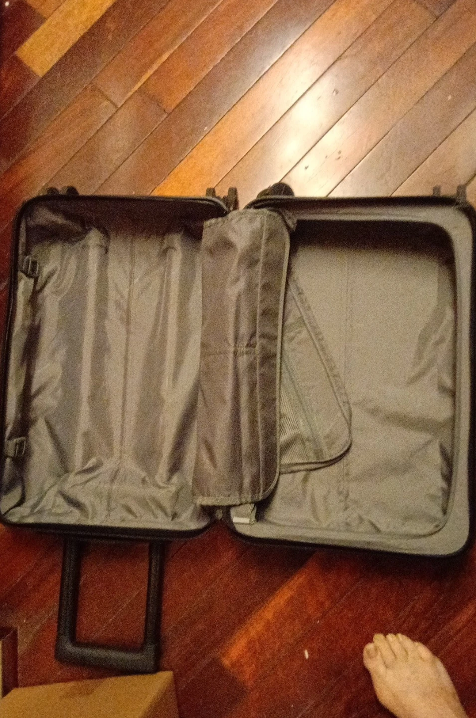 Grey Carry-On Suitcase