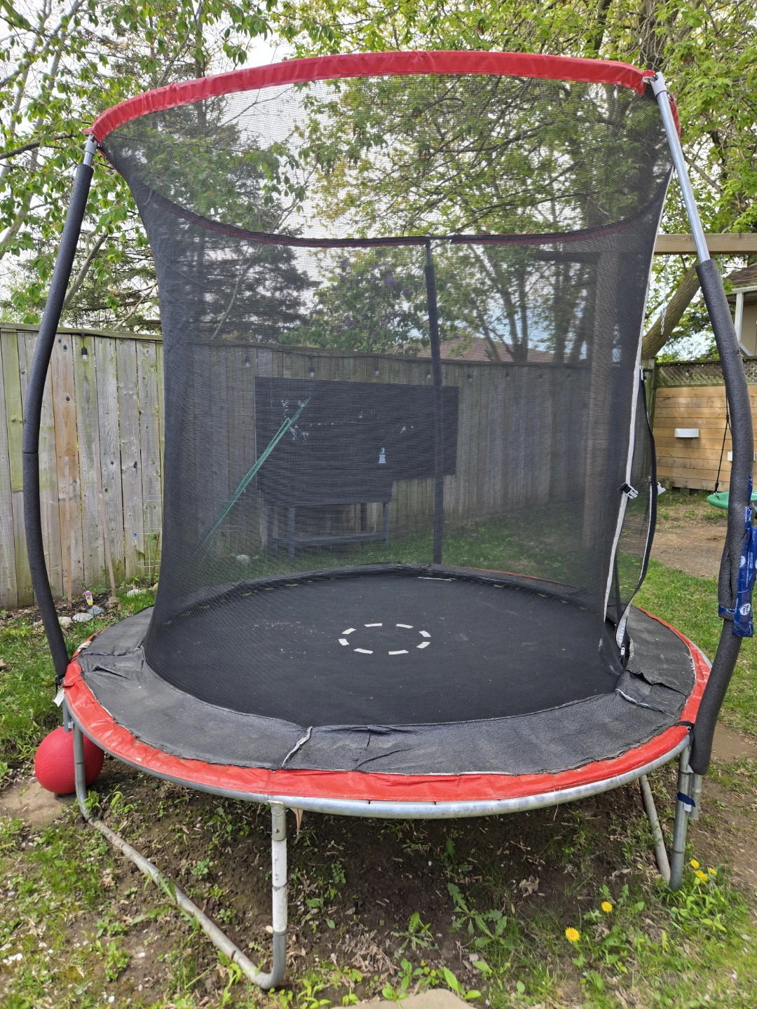 8' Kids Trampoline with Safety Net