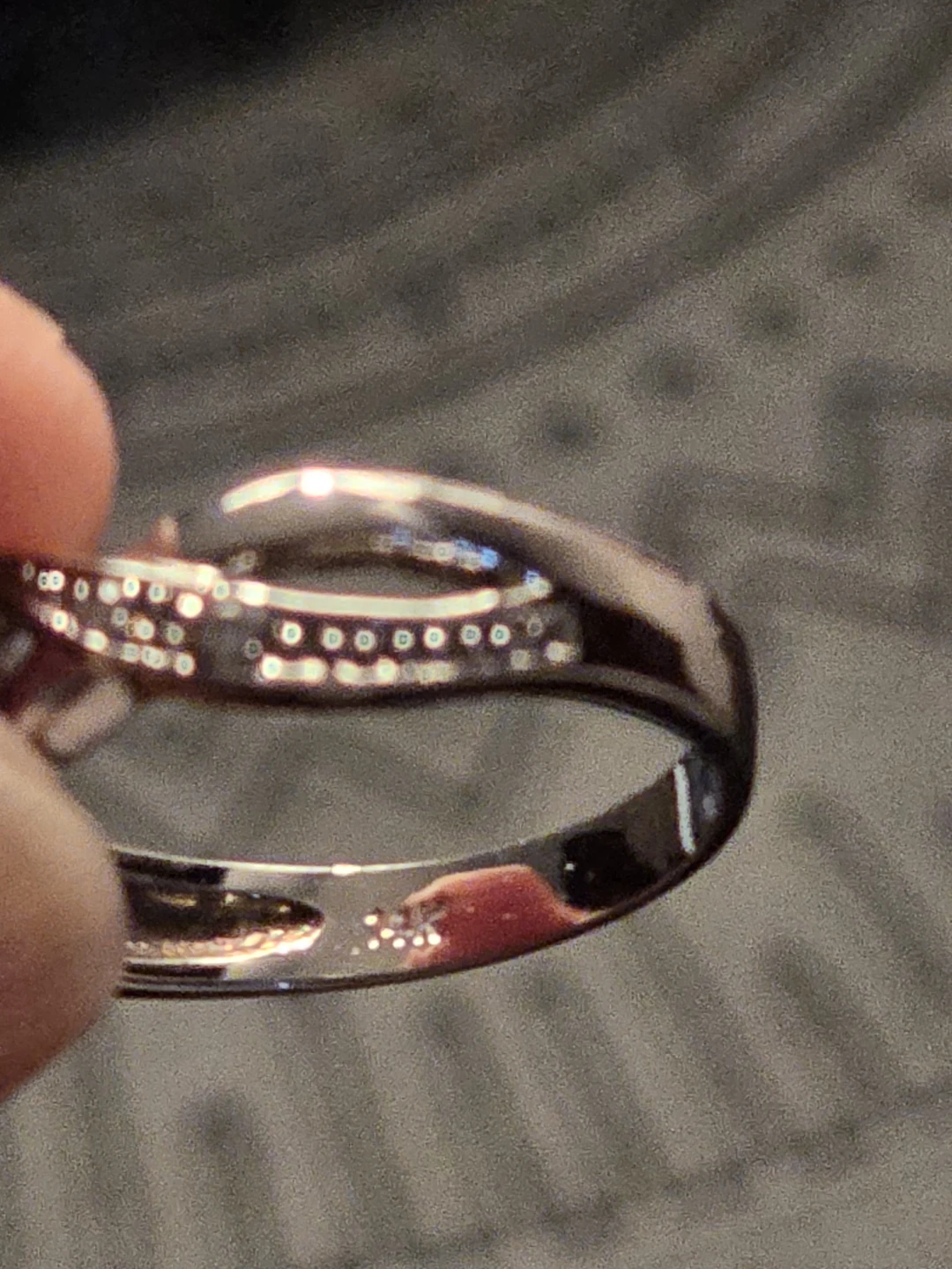 14K White Gold womens Sapphire Ring - photo 5