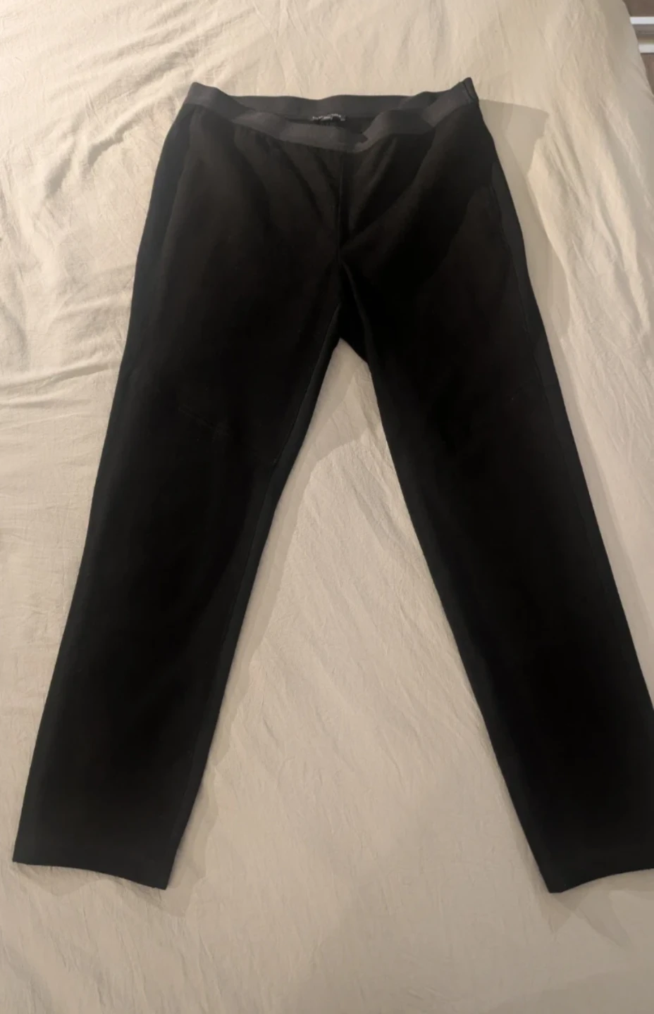 Eileen Fisher 100% Lamb Suede Pants (Cotton Back) - photo 2