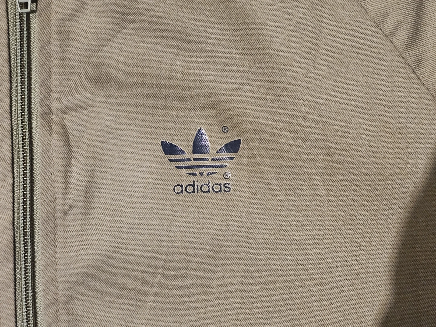 Vintage Adidas Track Jacket Retro Men  Dead Stock Tan - photo 2