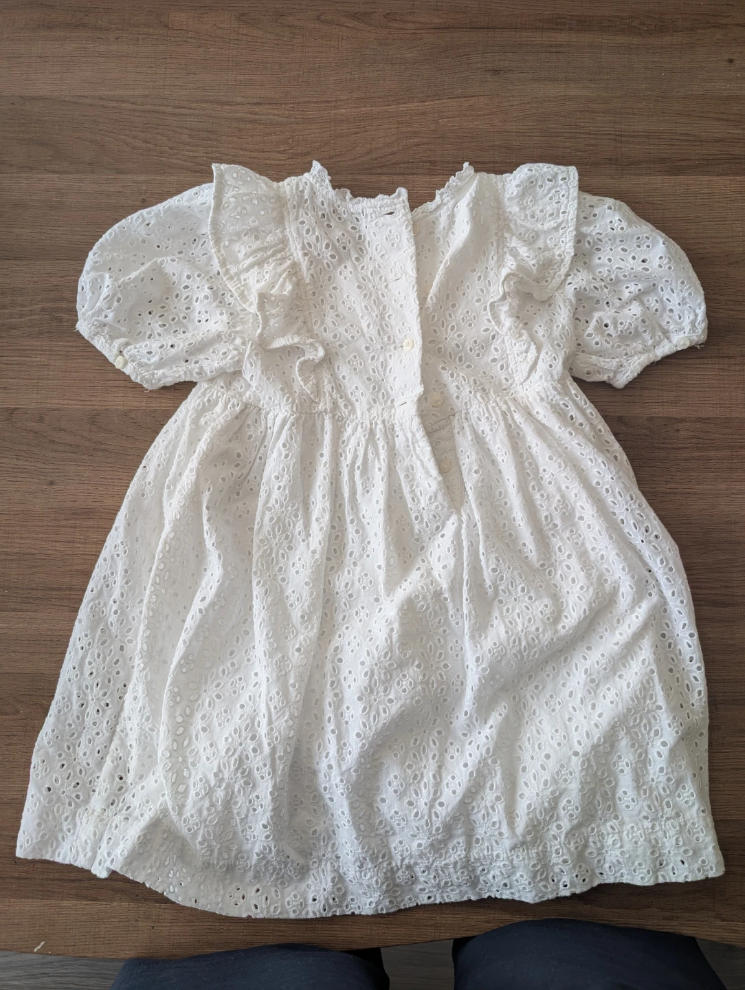 Polo Ralph Lauren White Eyelet Dress Size 5