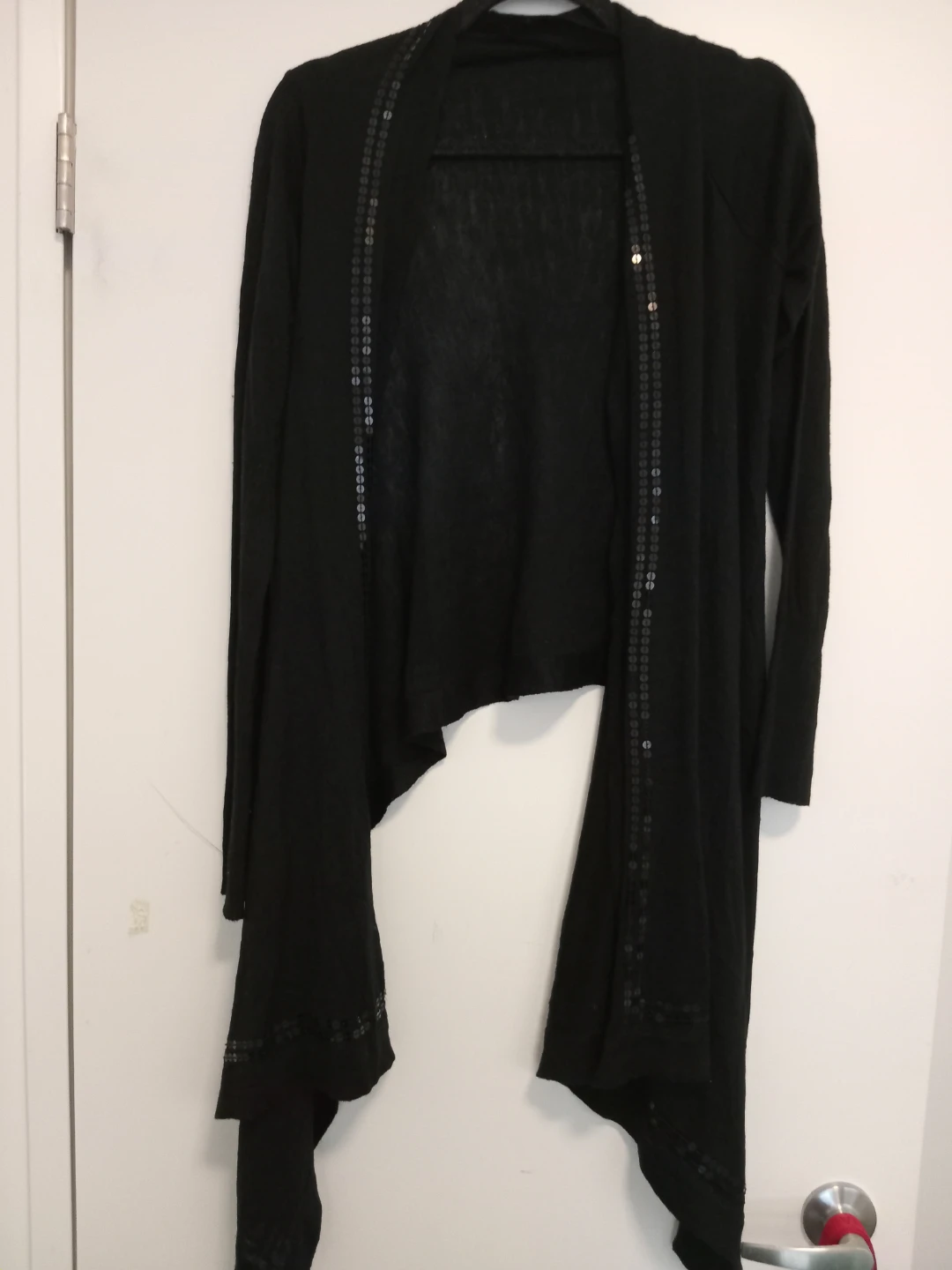 Black Cardigan with Sequins - photo 2