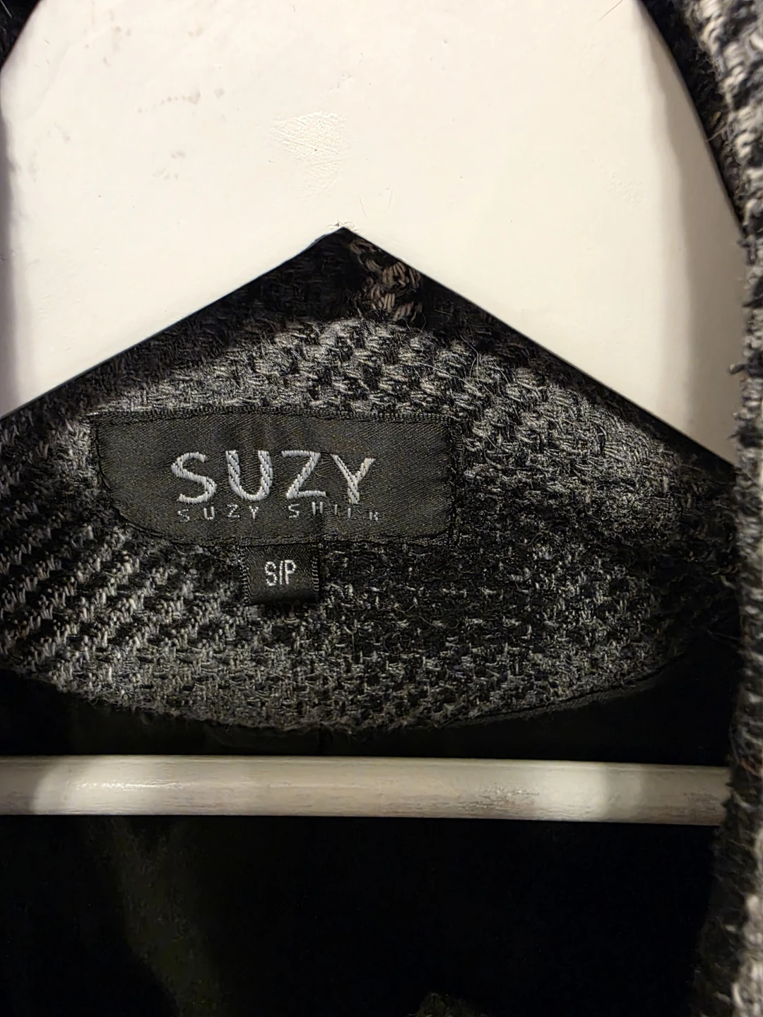 Suzy Shier Plaid Double-Breasted Coat - Size S/P - photo 2