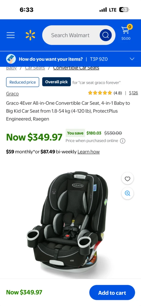 Graco 4Ever All-in-One Convertible Car Seat
