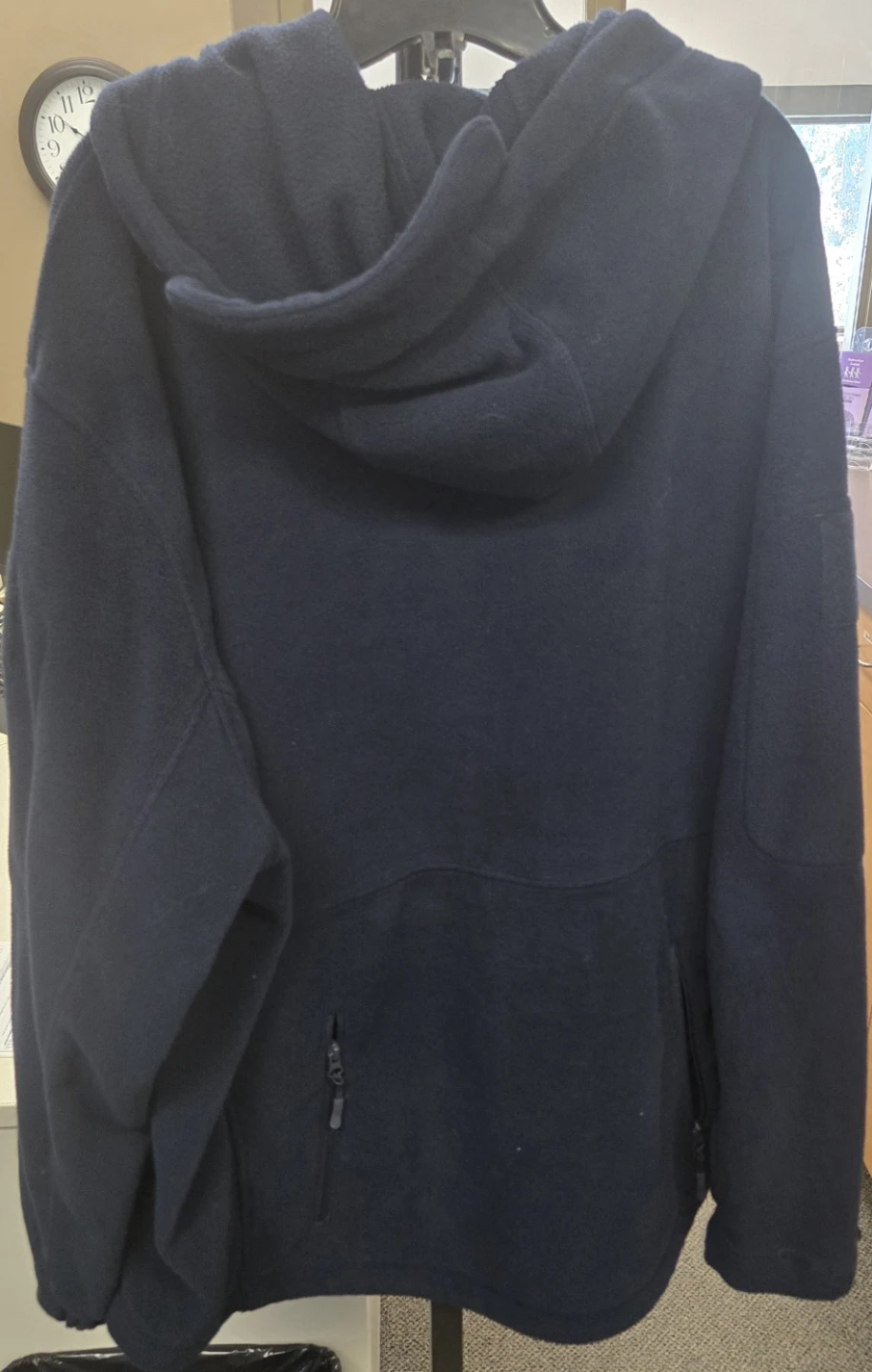 Baerskin Men's Fleece Full Zipper Hoodie 4.0.  Navy Blue 3XL. - photo 3