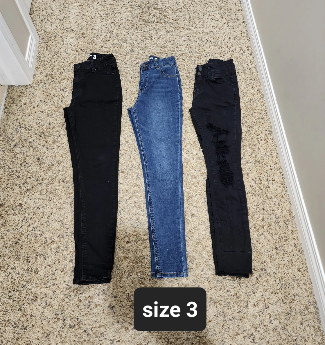 Women's jeans size 3