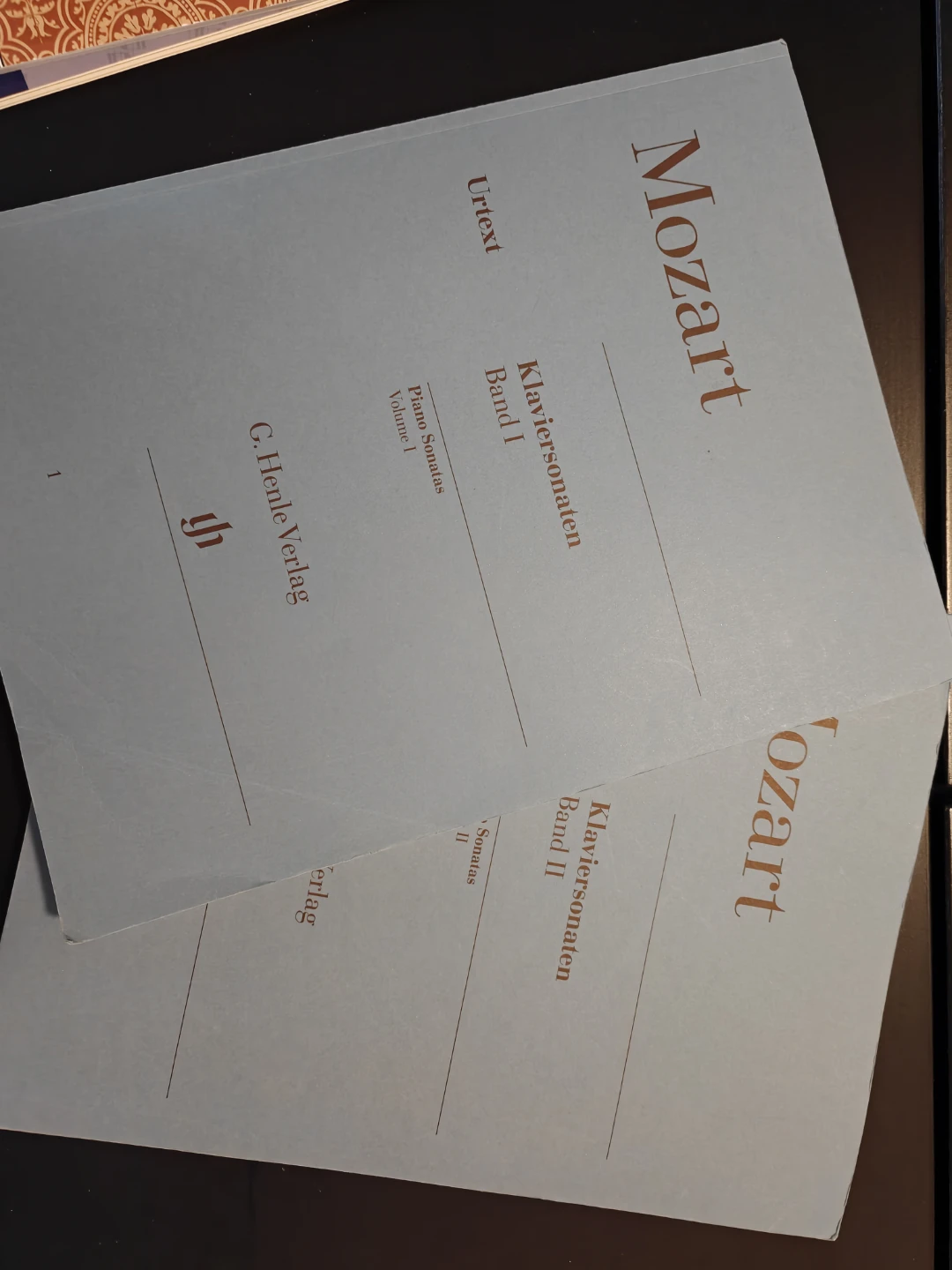 Mozart Urtext Klaviersonnaten Band I & II