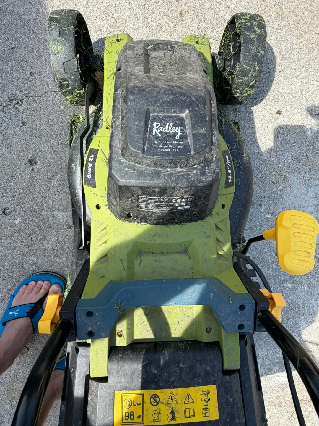 Radley Electric Lawn Mower 12 Amp 14.5 inch - photo 2
