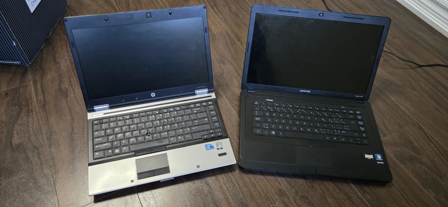 Best offer take HP EliteBook & Compaq Laptop Bundle no charger