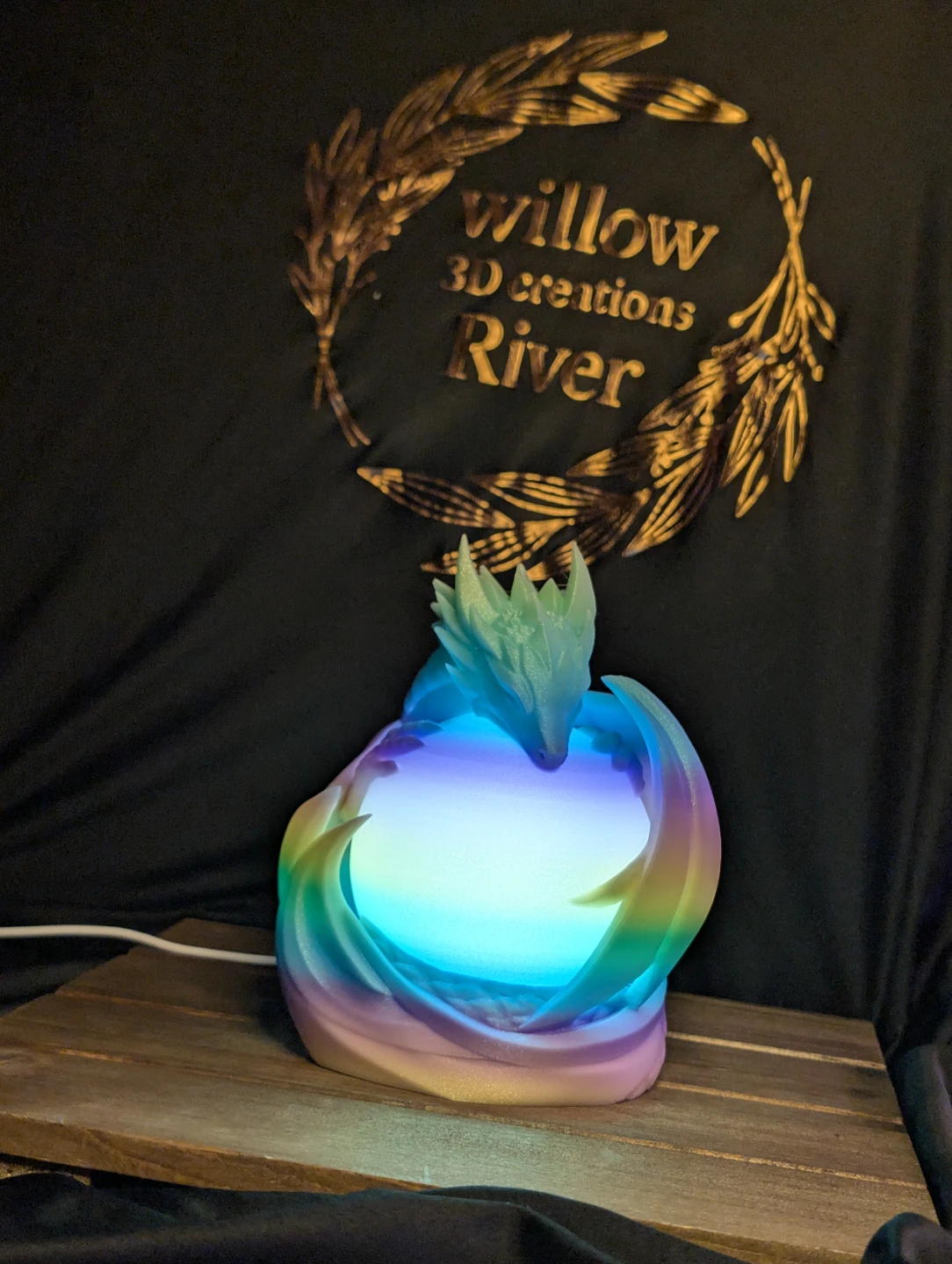 Willow River 3D Creations Dragon Lamp - photo 3