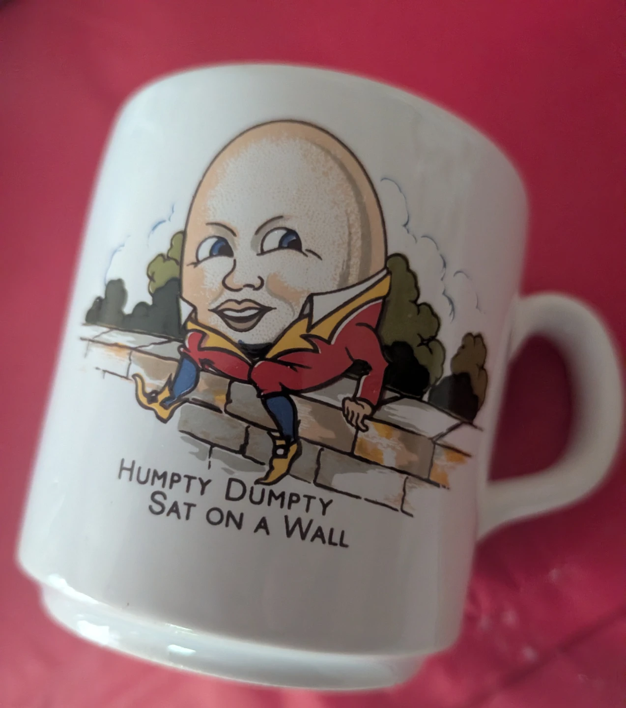 Humpty Dumpty Sat on a Wall Mug