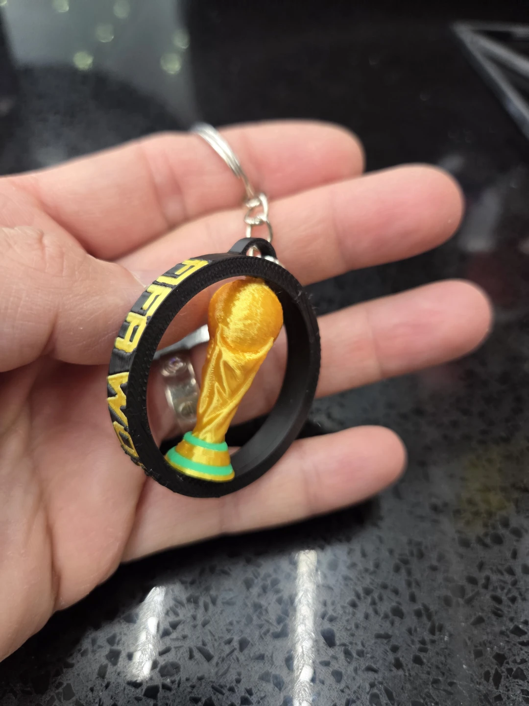 World Cup Soccer Ball Keychains (Argentina, Germany, Brazil) - photo 2
