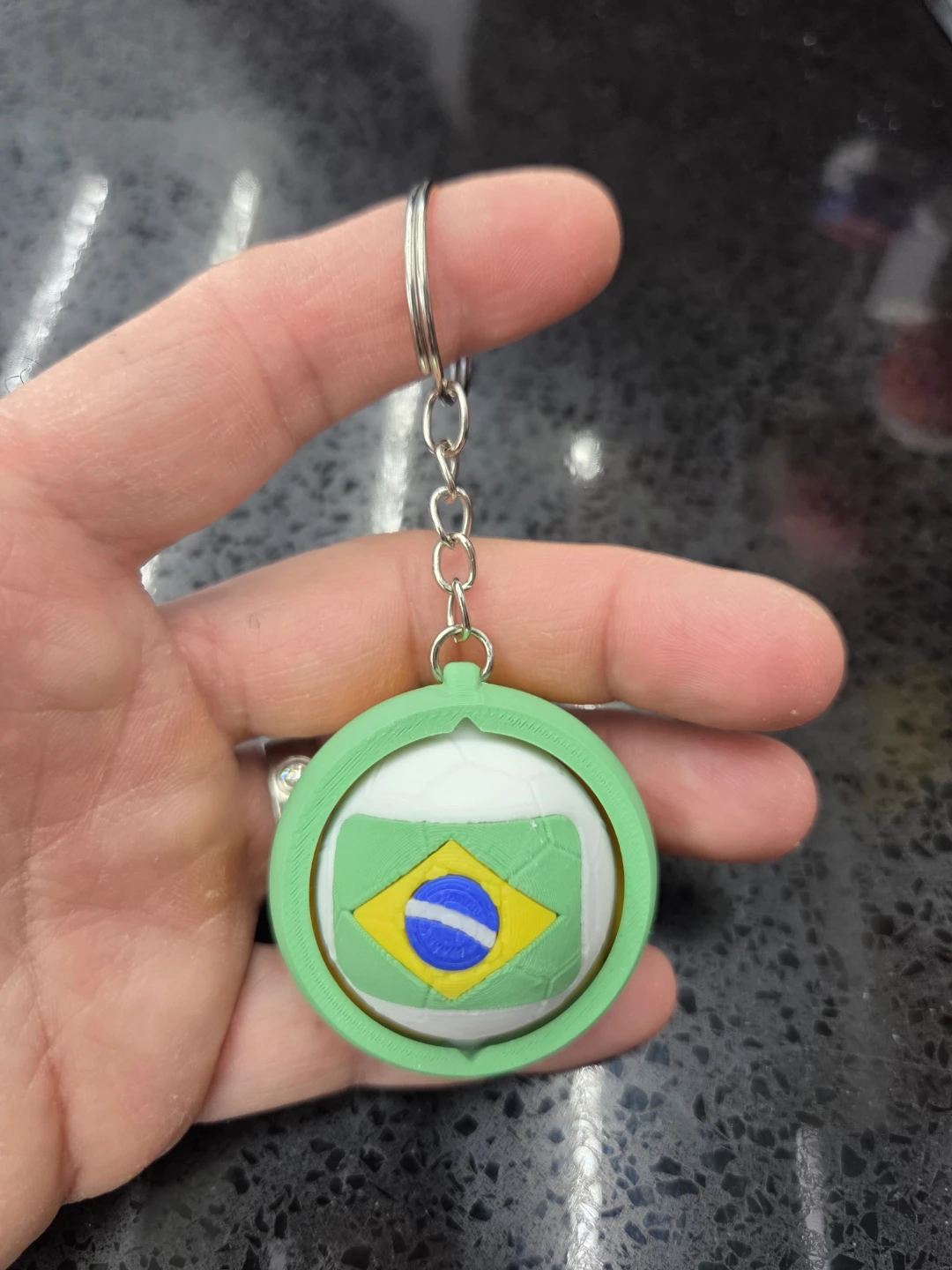 World Cup Soccer Ball Keychains (Argentina, Germany, Brazil) - photo 5