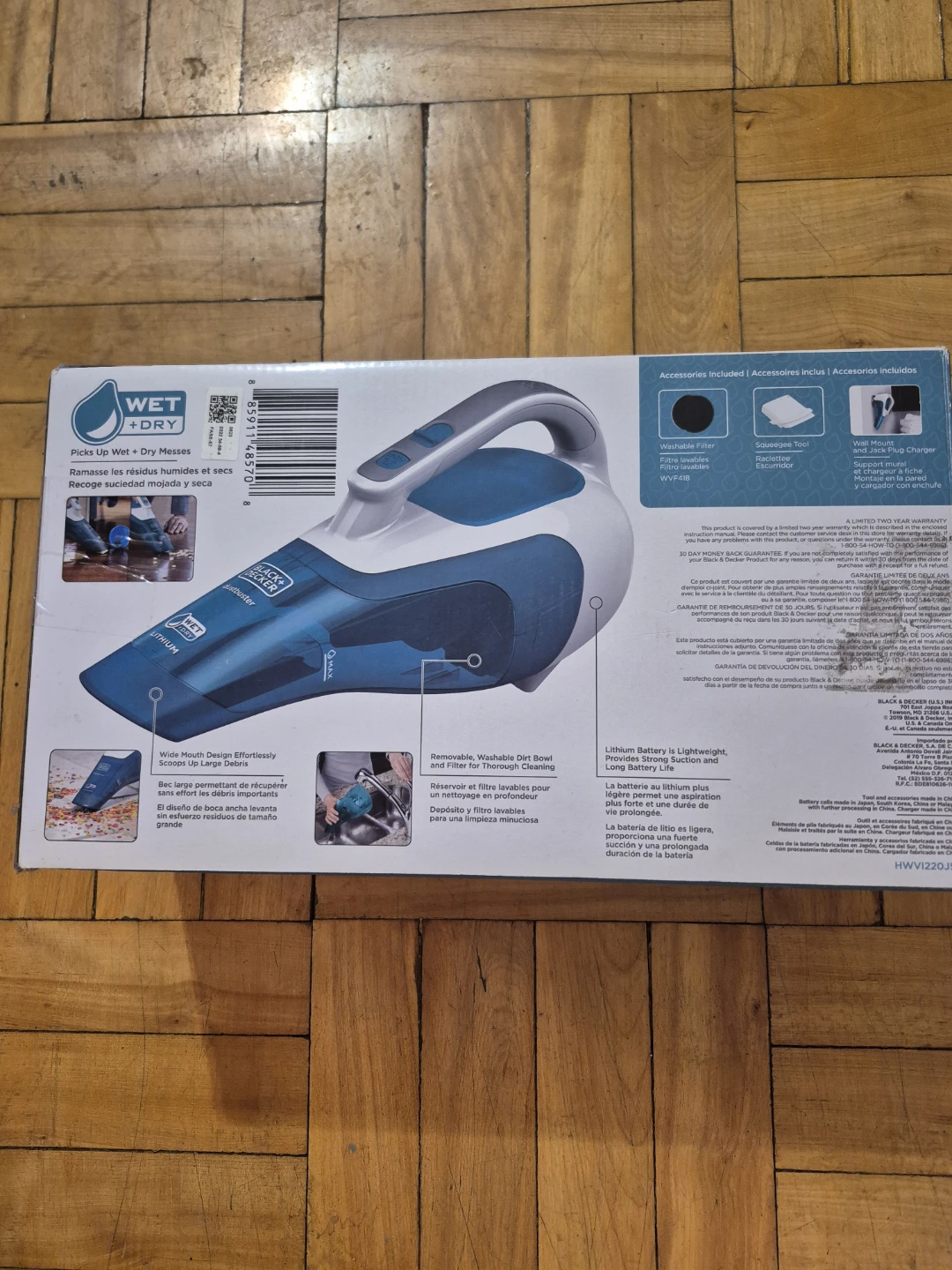 Black+Decker Wet/Dry Dustbuster Compact Lithium Hand Vacuum Kit - photo 3