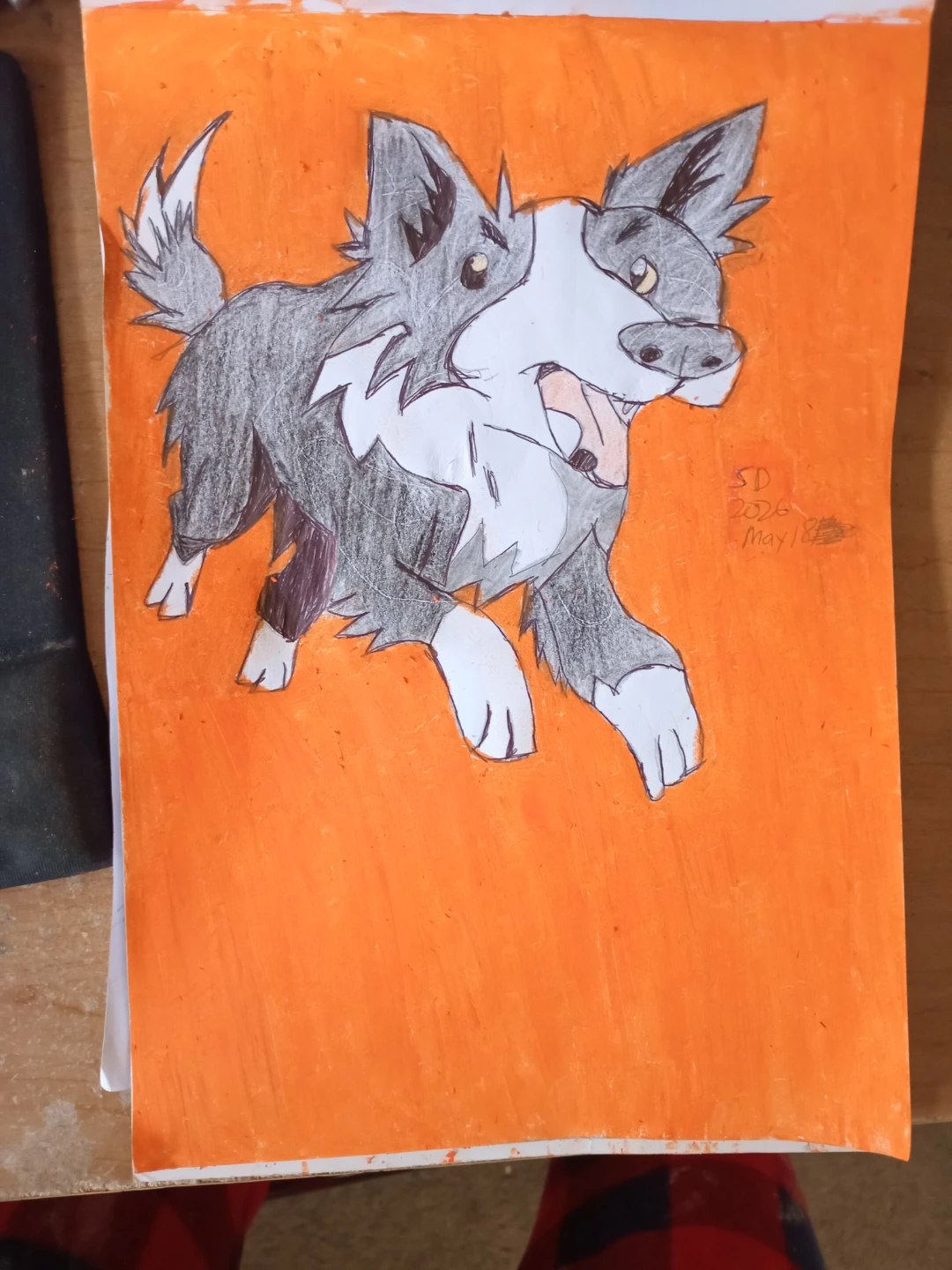 DOG-WOLF DRAWING BY CUSTOM ARTIST SHERWIN - photo 5