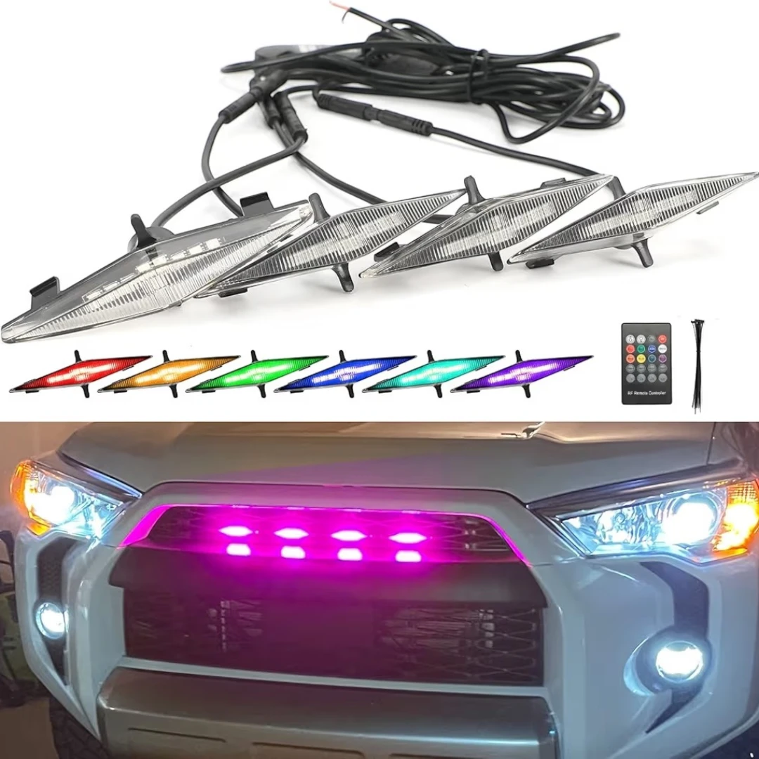 RGB LED Raptor Grille Lights for Toyota 4Runner 2014-2024